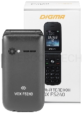 Мобильный телефон Digma VOX FS240 32Mb серый моноблок 2.44