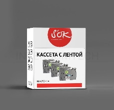 Кассета с лентой Sakura для TZE731 Brother PTH110/PTD210/PTD210VP/PTE110VP/PTE300VP/D450VP/PTD600VP, черный на зеленом, 12мм/8м, наклейка