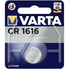 Батарейка Varta ELECTRONICS CR1616 BL1 Lithium 3V (6616) (1/10/100)