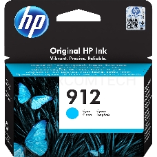 Картридж струйный HP 912 3YL77AE голубой (315стр.) для HP OfficeJet 801x/802x