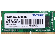 Модуль памяти Patriot SO-DIMM DDR4 4Гб 2400 PSD44G240082S  Ret