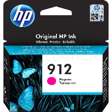 Картридж струйный HP 912 3YL78AE пурпурный (315стр.) для HP OfficeJet 801x/802x