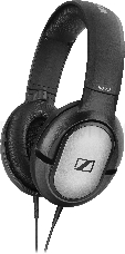 Наушники Sennheiser HD 206 накладные закрытые 21-18000Гц 3м gold 3.5мм адаптер на 6.3мм 108дБ, 507364