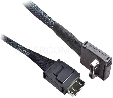 Кабель AXXCBL700CVCR 700 mm long, spare cable kit (1 cable included), straight OCuLink SFF-8611 connector to right angle OCuLink SFF-8611 connector