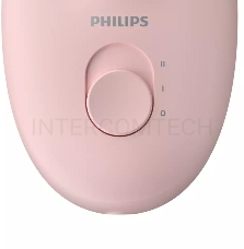 Эпилятор Philips BRE285/00 скор.:2 насад.:5 от электр.сети белый/розовый