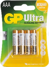 Батарея GP Ultra Alkaline 24AU LR03 AAA (4шт)   