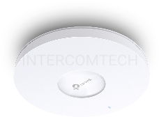 Потолочная точка доступа TP-Link EAP653 AX3000 Ceiling Mount Dual-Band Wi-Fi 6 Access Point, 1?1Gbps RJ45 Port, 574Mbps at  2.4 GHz + 2402 Mbps at 5 GHz, 802.3at POE, 2?Internal Antennas