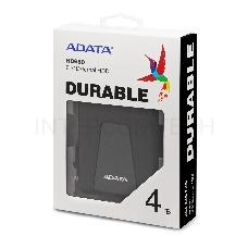 Внешний жесткий диск 2.5 4TB ADATA HD650 AHD650-4TU31-CBK USB 3.1, LED indicator, Black, Retail