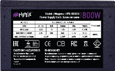 Блок питания HIPER HPB-800SM (ATX 2.31, 800W, ActivePFC, 140mm fan, Semi-modular, Black) BOX