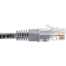 Патчкорд 0.5м Telecom UTP кат.5е RJ45, литой, серый, NA102--0.5M