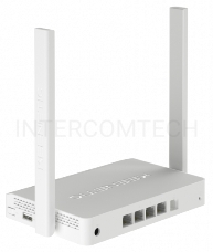 Роутер беспроводной Keenetic DSL (KN-2010) с модемом VDSL2/ADSL2+, Mesh Wi-Fi N300, 4-портовым Smart-коммутатором и портом USBИнтернет-центр