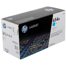 Тонер Картридж HP 654A CF331A голубой для HP CLJ Ent M651n/M651dn/M651xh/M680dn/M680f (15000стр.)