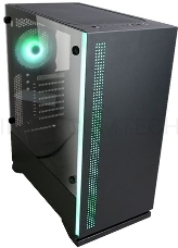 Корпус ZALMAN S5, ATX, BLACK, WINDOW, 2xCOMBO (3.5 or 2.5), 4x2.5, 2xUSB2.0, 1xUSB3.0, FRONT 1x120mm, REAR 1x120mm RGB