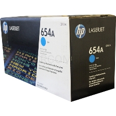 Тонер Картридж HP 654A CF331A голубой для HP CLJ Ent M651n/M651dn/M651xh/M680dn/M680f (15000стр.)