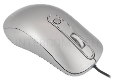 Мышь Oklick 155M серебристый оптическая (1600dpi) USB (3but)