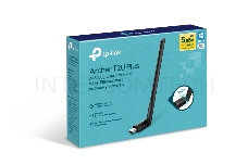 Беспроводный двухдиапазонный USB2.0 адаптер TP-Link Archer T2U Plus, 433Мбит/с + 200Мбит/с