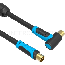 Кабель Vention антенный M/M угол 90 - 2м VAV-A02-B200