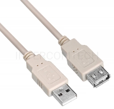 Кабель-удлинитель USB2.0 Buro USB2.0-AM/AF-3 A(m)/A(f) (3м)