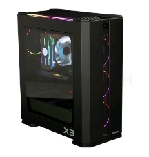 Корпус ZALMAN X3, ATX, BLACK, WINDOW, 2x3.5, 2x2.5, 2xUSB2.0, 2xUSB3.0, FRONT 3x120mm RGB, REAR 1x120mm RGB