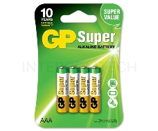 Батарея GP 24A 4шт. Super Alkaline (AAA) GP24A-CR4