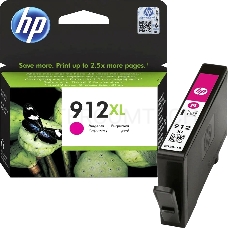 Картридж струйный HP 912 3YL82AE пурпурный (825стр.) для HP OfficeJet 801x/802x