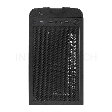 Корпус Miditower ExeGate EVO-5020 (ATX, без БП, с окном, 1*USB+1*USB3.0, HD аудио, 1 вент. 12см с RGB подсветкой)