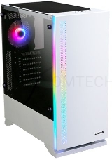 Корпус ZALMAN S5, ATX, WHITE, WINDOW, 2xCOMBO (3.5 or 2.5), 4x2.5, 2xUSB2.0, 1xUSB3.0, FRONT 1x120mm, REAR 1x120mm RGB