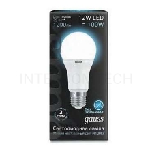 Лампа светодиодная GAUSS LD102502212  LED A60 globe 12W E27 4100K