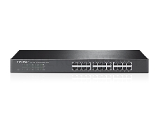 Сетевой коммутатор  TP-Link SMB TL-SF1024 Коммутатор 24-port 10/100M Switch, 1U 19-inch rack-mountable steel case