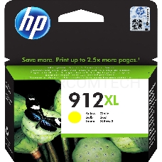 Картридж HP 912XL струйный желтый увеличенной ёмкости (825 стр)