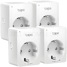 Умная мини Wi-Fi розетка TP-Link Tapo P110(4-pack), 4 шт