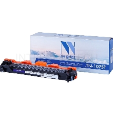 Картридж NV Print NV-TN1075T (тип TN-1075) Black черный, 1000 стр., для Brother HL-1110R/1112/1210WR/1212/DCP-1510R/1512/1610WR/1612WR/MFC-1810R/1815/1912WR