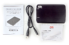 Внешний корпус USB 3.1 AgeStar 31UB2A12C-6G (BLACK), черный