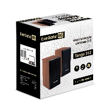 Акустическая система 2.0 ExeGate EX287058RUS Tango 312 (питание USB, 2х3Вт (6 Вт RMS), 80-20000Гц, светлое дерево)