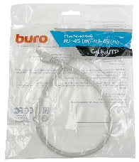 Патч-корд Buro Basic UTP 4 пары cat6 CCA molded 0.5м серый RJ-45 (m)-RJ-45 (m)