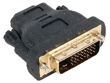 Переходник Aopen HDMI 19F to DVI-D 25M позолоченные контакты <ACA312> 