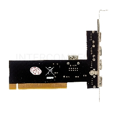 Контроллер Exegate EXE-352 PCI, 4*USB2.0 ext + 1*USB2.0 int (OEM) EX281227RUS