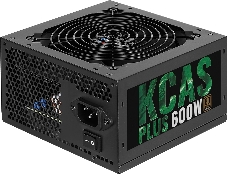 Блок питания Aerocool ATX 600W KCAS-600W PLUS 80+ bronze (24+4+4pin) APFC 120mm fan 7xSATA RTL