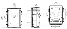 Монтажная коробка Uniview TR-JB12-IN для PTZ камер, 296мм x 244мм x 127мм, 2.5кг