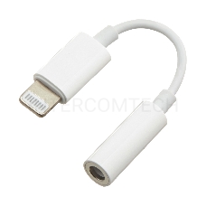 Переходник USB Cablexpert CCA-LM3.5F-01-W, Lightning/Jack3.5F, белый