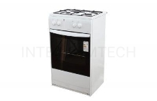 Плита комбинированная DARINA S KM521 300 W, 50х45см, 2 газ. конфорки, эл. духовка, цвет белый