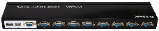 Переключатель D-Link KVM-440/C2A, 8-port KVM Switch with VGA, USB ports.Control 8 computers from a single keyboard, monitor, mouse, Supports video resolutions up to 2048 x 1536, Switching using front panel