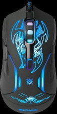 Мышь Defender Bionic GM-250L [52250] {Проводная игровая мышь, оптика,6кнопок,800-3200dpi}