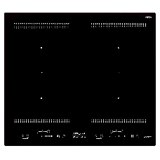 Индукционная варочная поверхность KRONA ETERNO 60 BL Цвет:Черный;Материалы:Металл/стекло;Панель конфорок:стеклокерамика;Тип поверхности:индукционная;Расположение управления:спереди;Управление:сенсорное (слайдерное);Количество конфорок:4;Количество режимов