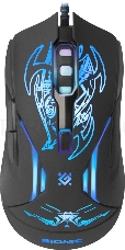 Мышь Defender Bionic GM-250L [52250] {Проводная игровая мышь, оптика,6кнопок,800-3200dpi}
