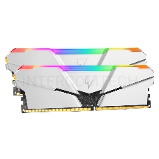 Модуль памяти DDR4 Netac Shadow RGB 16GB (2x8GB) 3600MHz CL16 1.35V / NTSRD4P36DP-16S / Silver / with radiator