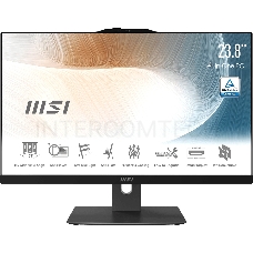 Моноблок MSI Modern AM242P 12M-471XRU   23.8(1920x1080 (матовый))/Intel Core i5 1240P(1.7Ghz)/16384Mb/1000+256SSDGb/noDVD/Int:Intel Iris Xe Graphics/Cam/BT/WiFi/war 1y/6.16kg/Black/DOS