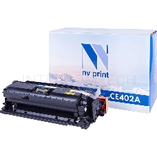 Картридж NV Print совместимый HP CE402A  Yellow для CLJ Color M551 (6000k)