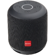 Умная колонка Smartmate, PSS101Y_BK, smart speaker with Yandex Alisa voice assistant, built-in 7.4V@ 2x2200mAh battery, 2x3W sound power, 4 sensitive microphones, Wi-Fi/Bluetooth modes, AUX port, 3 month of Yandex.Plus included, compact design, black colo