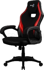 Кресло для геймера Aerocool AERO 2 Alpha Black Red , черно-красное, до 125 кг, ШxДxВ : 64x67x111-119см, газлифт класс 4 до 100 мм, механизм Бабочка